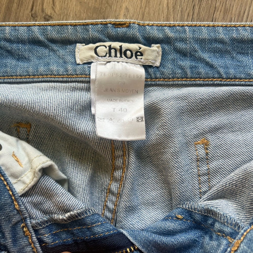 Chloe Low Rise Denim Pants 7EOP52-7E152